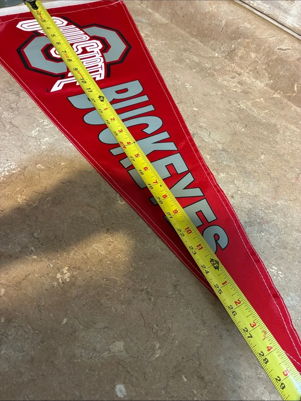 Ohio State Buckeyes Red Pennant